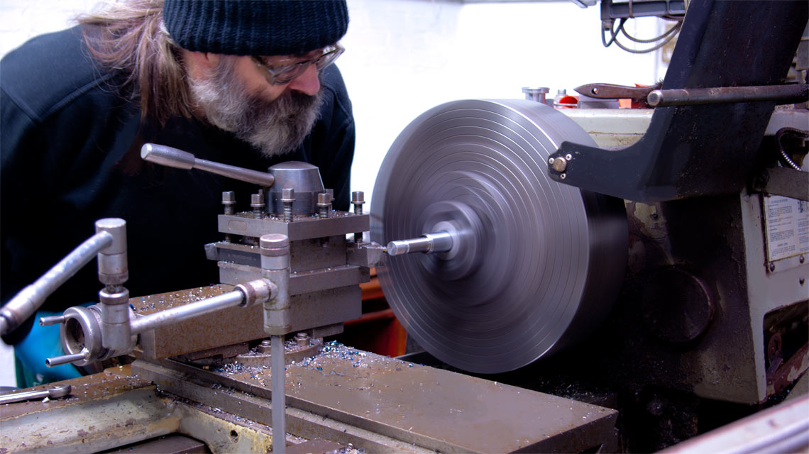 Turning Piston Rod on Manual Lathe